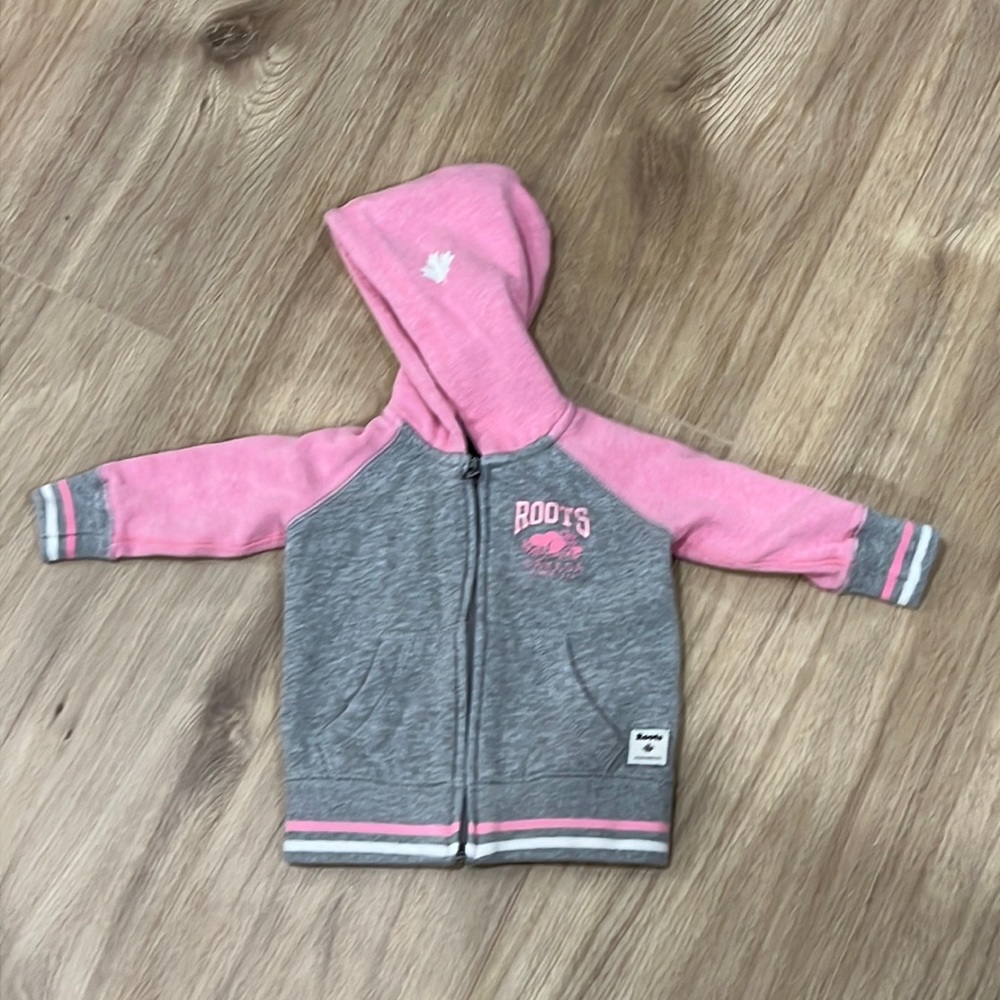 Roots zip hoodie 3-6m